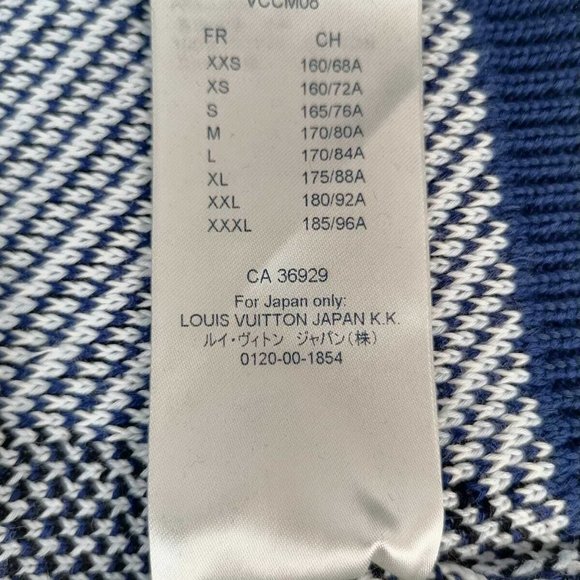 New Authentic Louis Vuitton Camo Pique Jacquard Crewneck Sweater - Picture 11 of 12